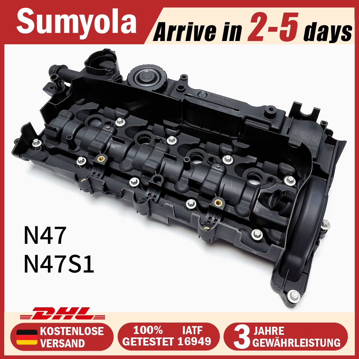 Tapa culata bmw x1 x3 x5 f20 e90 f10 n47 11128589941 174674 v20-3673