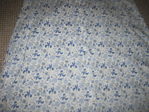 WHITE & BLUE SKIRT SIZE 8 NEW & TAG MARKS & SPENCER COTTON 8 MATERIAL BUTTONS - Picture 6 of 9