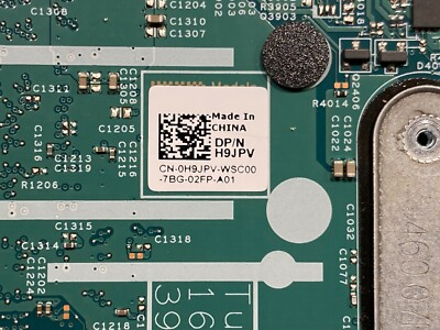 Scheda Madre Dell Inspiron 15 3565 / 14 3465 Con AMD A9-9400 2,2 GHz, Codice H9JPV 16808-1