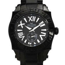 Reloj AQUASWISS Swissport G para hombre todo negro/dos tonos hecho en Suiza - Lista $1,495