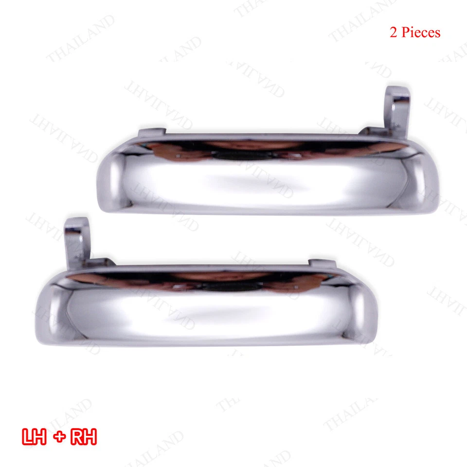 Fits Mazda/Ford Fighter Ranger Pick Up 1999 05 Chrome Pair Outer Door Handle - Imagem 3 de 4