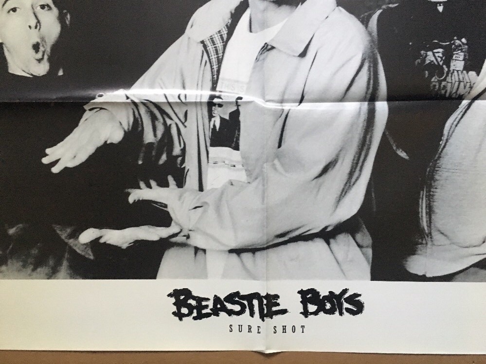 The Beastie Boys Sure Shot Vintage Poster Promo 1990's Pin