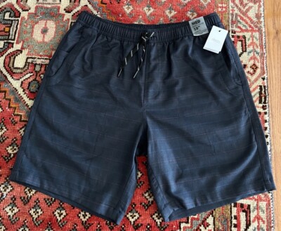 Deco private label goods and services shorts NEW NWT plaid drawstring comfort M