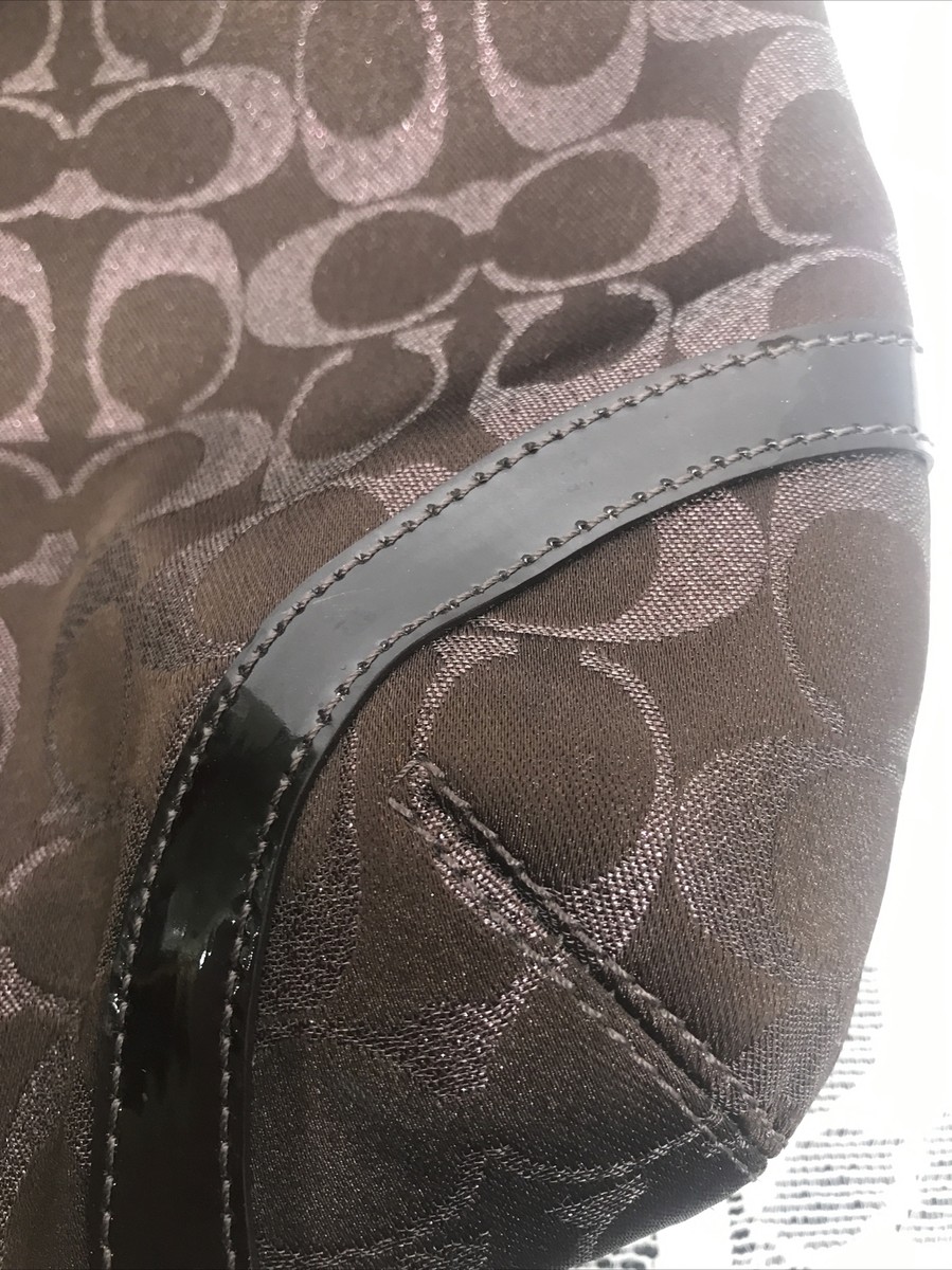 COACH H0868-F12852 Dark Brown Sparkly Signature Bag/Tote | eBay COACH H0868-F12852 Dark Brown Sparkly Signature Bag/Tote | eBay