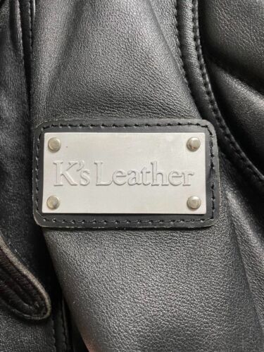KADOYA AKIRA Kaneda Giacca di Pelle Colore Nero Taglia L K's Pelle Giacca Vintage - Foto 11 di 24