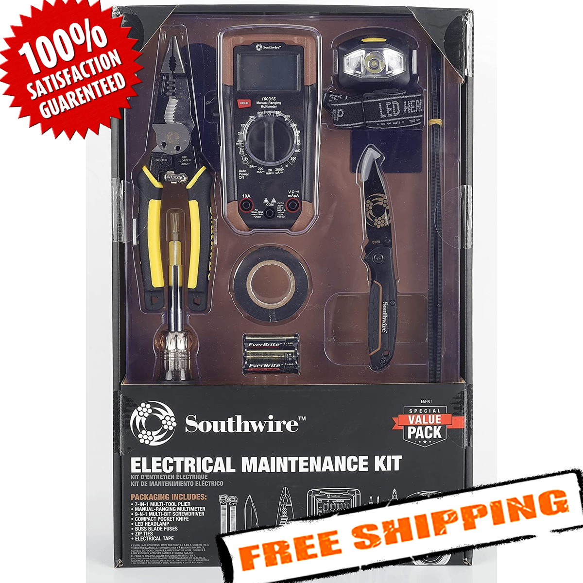 Southwire EM-KIT Electrical Maintenance Tool Kit