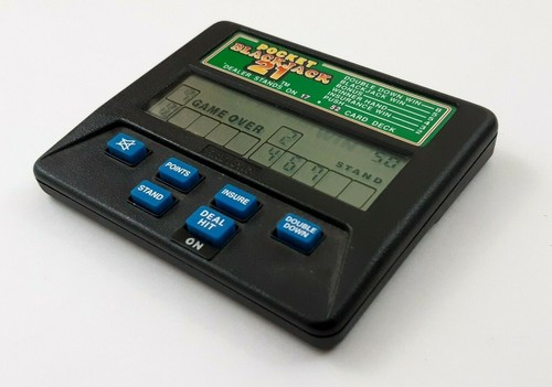 Radica 1350 Pocket Blackjack 21 Electrónico de Viaje Portátil Probado Funcionando - Imagen 5 de 7