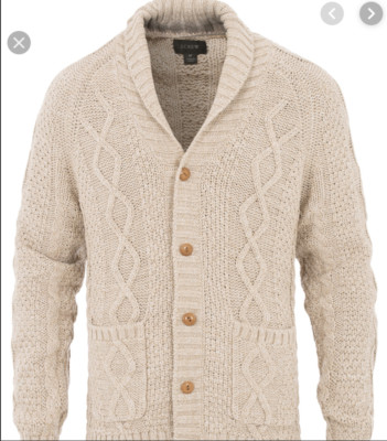 cotton cable cardigan