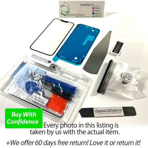 Kit de reemplazo de lentes de pantalla de vidrio frontal para Apple iPhone 13 PRO MAX - Imagen 3 de 13