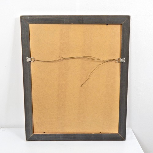 Original Druck blau Blumen Meer Fenster von Ray Ellis (23” x 18,5”) - Bild 6 von 7