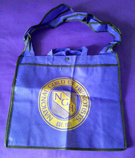 National Guild of Hypnotists Oversized Tote Bag - Dark Blue w/Gold Insignia