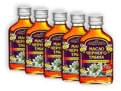 Schwarzkümmelöl 5 x 100 ml kaltgepresst Nigella Sativa Масло черного тмина