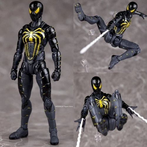 MARVEL Spider-Man Peter Parker Anti-Ock Suit Ver. Action Figure Box Gift Toy NEW