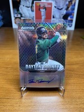 2022 Panini Prizm Draft Picks #AU-DD Dayton Dooney Silver Prizm Auto