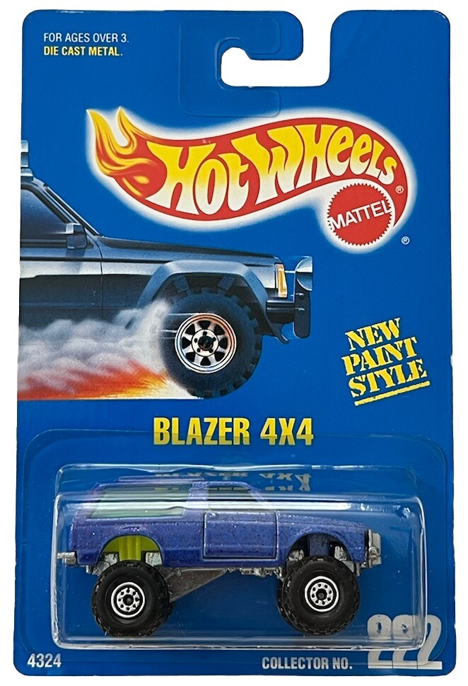 【昭和レトロ】CHEVY BLAZER 4×4　ミニカー Amazon.com: Hot Wheels Chevy Blazer 4x4, HW Hot Trucks 8/10