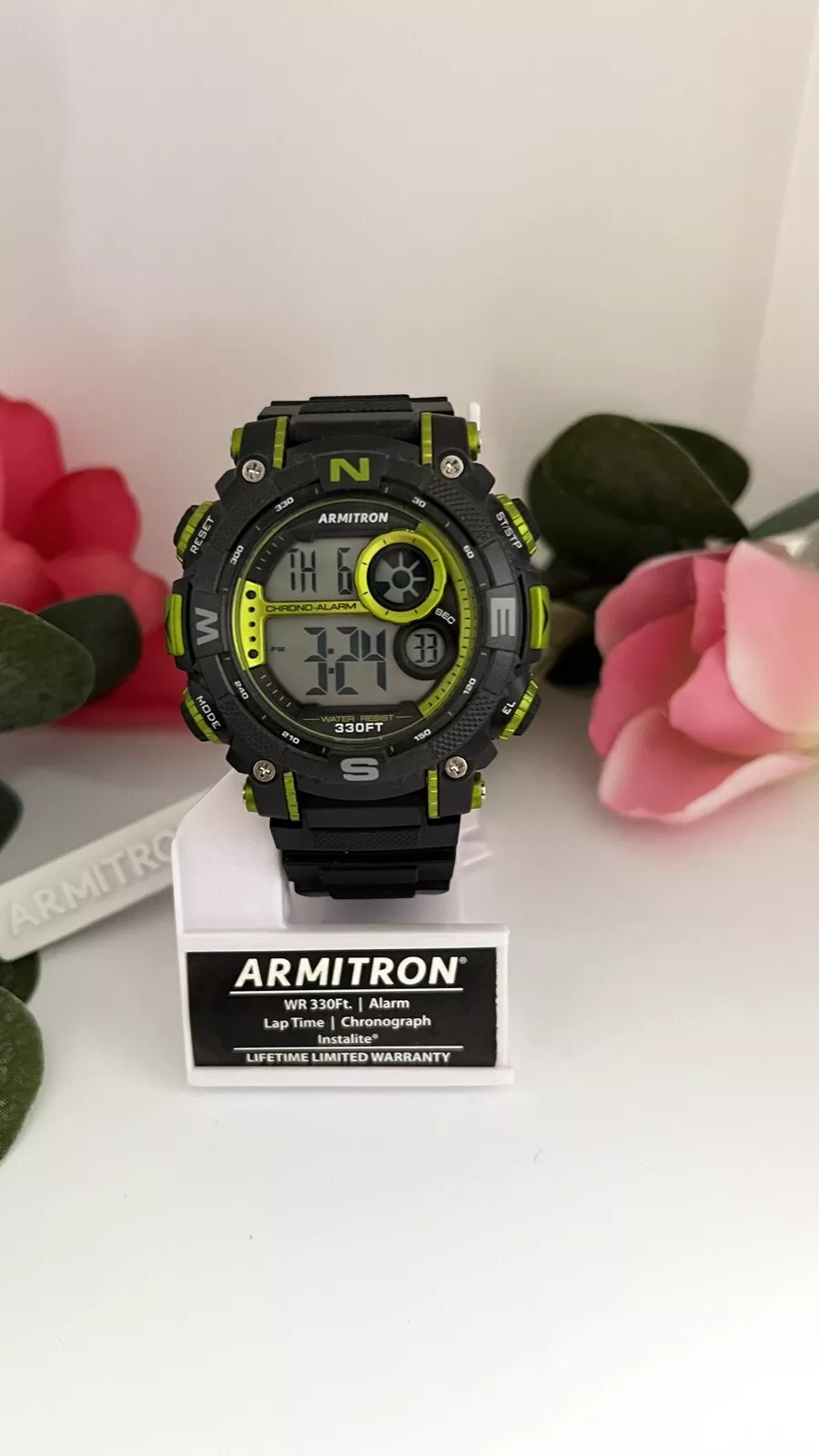 Reloj Armitron Pro Sport Caja de Acrilico Resistente al Agua hasta 330 tartas in Ecuador at USD 50 Rating 5