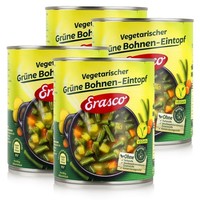 Erasco Vegetarischer GrüNe Bohnen-Eintopf 800G Fertigessen (4Er Pack)
