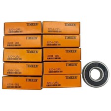  10PACK USA TIMKEN 6204-ZZ 20X47X14MM Double Metal Seal Bearings MADE IN JAPAN