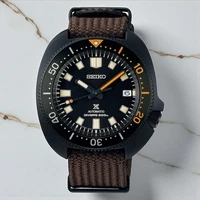 SEIKO Prospex SBDC157 SPB257J1 Automatic 43mm SS Nylon Black Dial Mens Watch