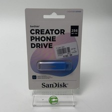 New SanDisk Creator Phone Drive 256GB USB-C Flash Drive SDIXD0N-256G-GN6TP