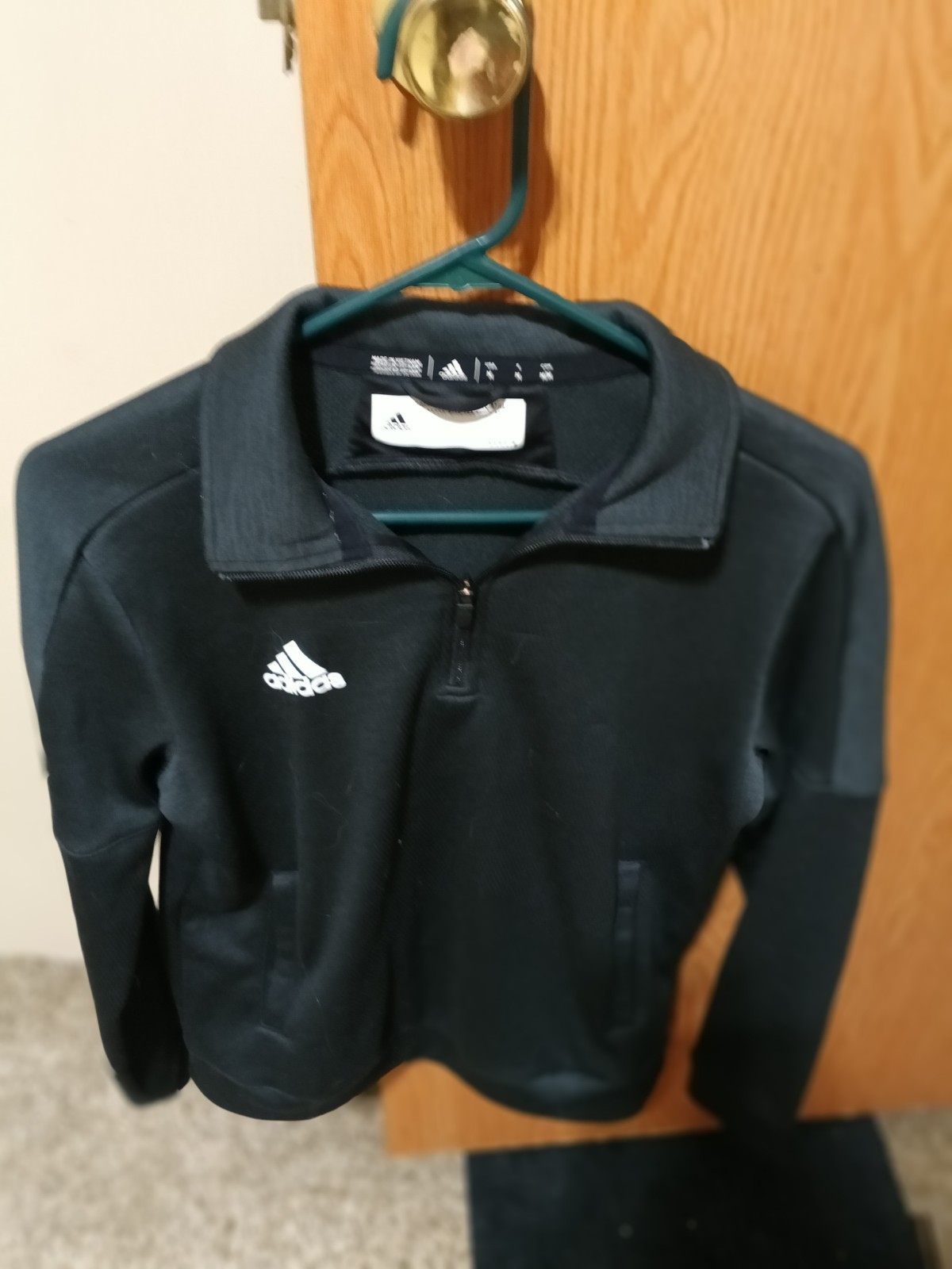 adidas Climalite Men's Black Zip Basic Jacket Reg… - image 1