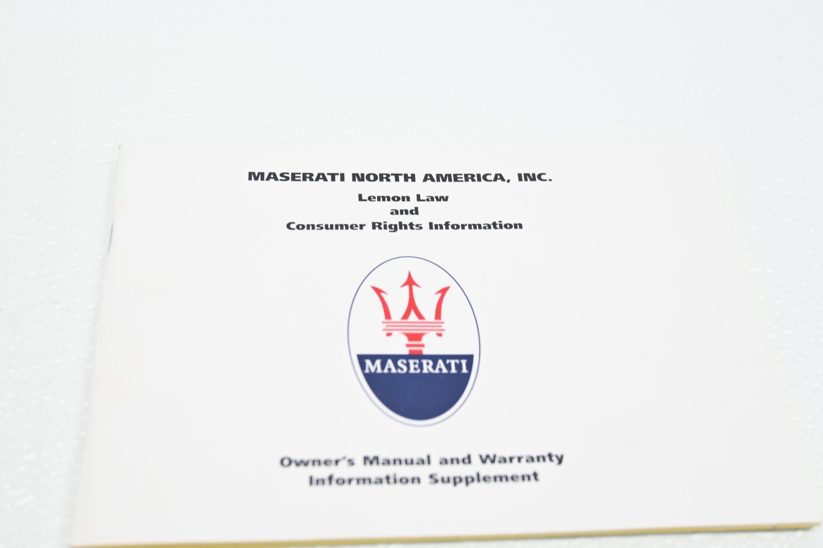 ⭐ 14-21 Maserati Ghibli Owners Information Manual Guide Booklet Set Oem