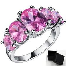 Cubic Zirconia Color Stone Ring