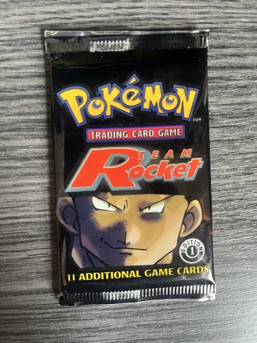 2000 Pokemon SEALED Unopened 1ST EDITION Team Rocket BOOSTER PACK WotC Giovanni