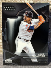 2026 Topps Chrome Black José Ramírez Base Set #9 ~ Cleveland Guardians