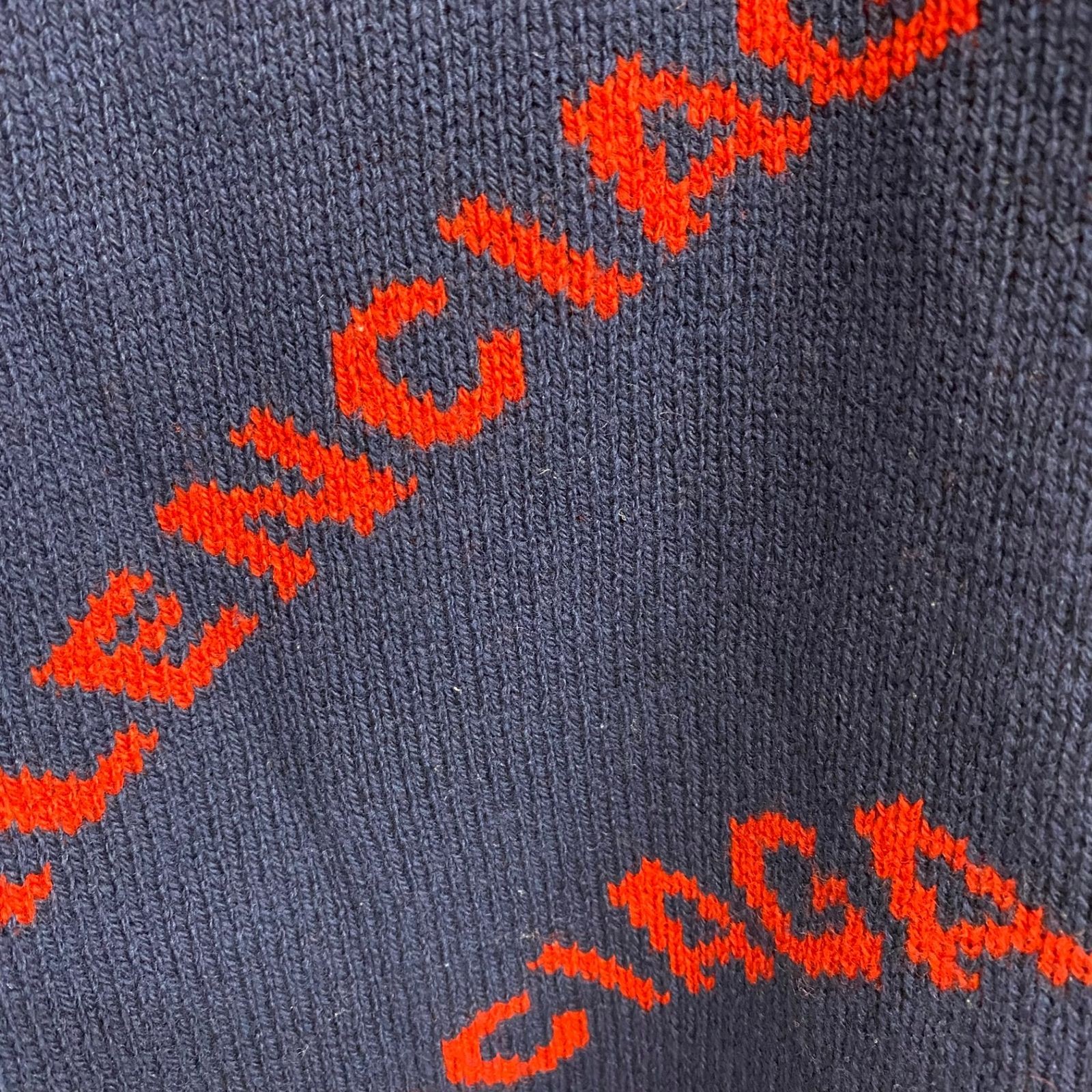 Balenciaga 18SS Navy M Sweater AB Used with Pilling From Japan thumbnail 8
