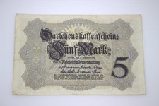 Kredyt Skarbowy Pięć marek Berlin 1914 Zarządzanie długami Rzeszy - O 6754869
