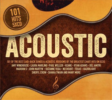 101 HITS ACOUSTIC - 5 X CD SET BRAND NEW & SEALED