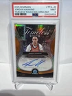 2025-26 Bowman-Jordan Hawkins #TTA-JH Timeless Touch Auto Orange /25