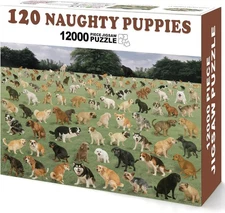 Prank Gift Box, Naughty Puppies Theme, Wrap The Actual Gifts Style3-1 Pack 