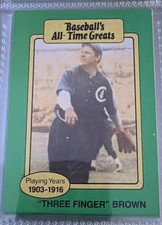 1987 Hygrade Baseball's All-Time Greats - Mordecai Brown