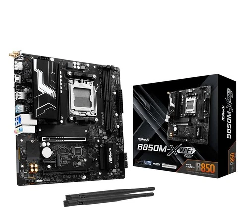 ASRock Placa Base B850M-X WiFi B850 AM5 Micro ATX WiFi R2.0 PCIe 4.0