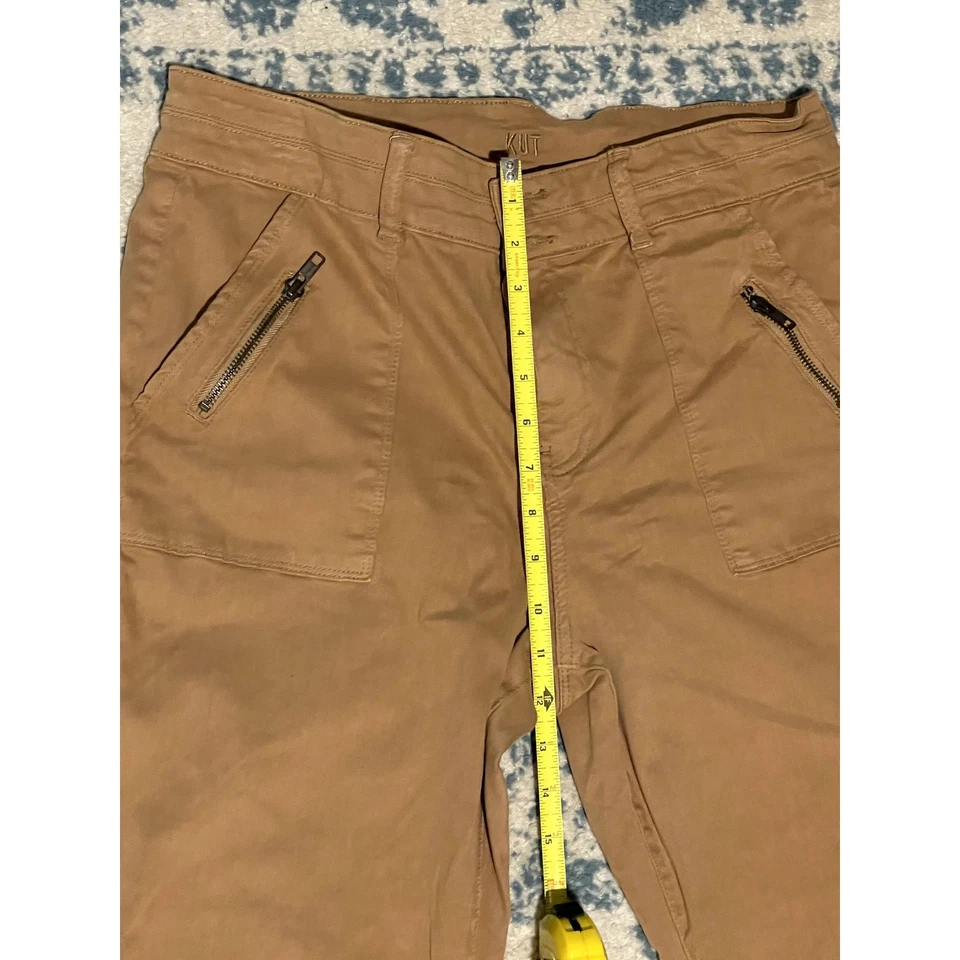 Kut from the Kloth Hi Rise Ankle Straight Leg womens size 14 - Image 4 of 4