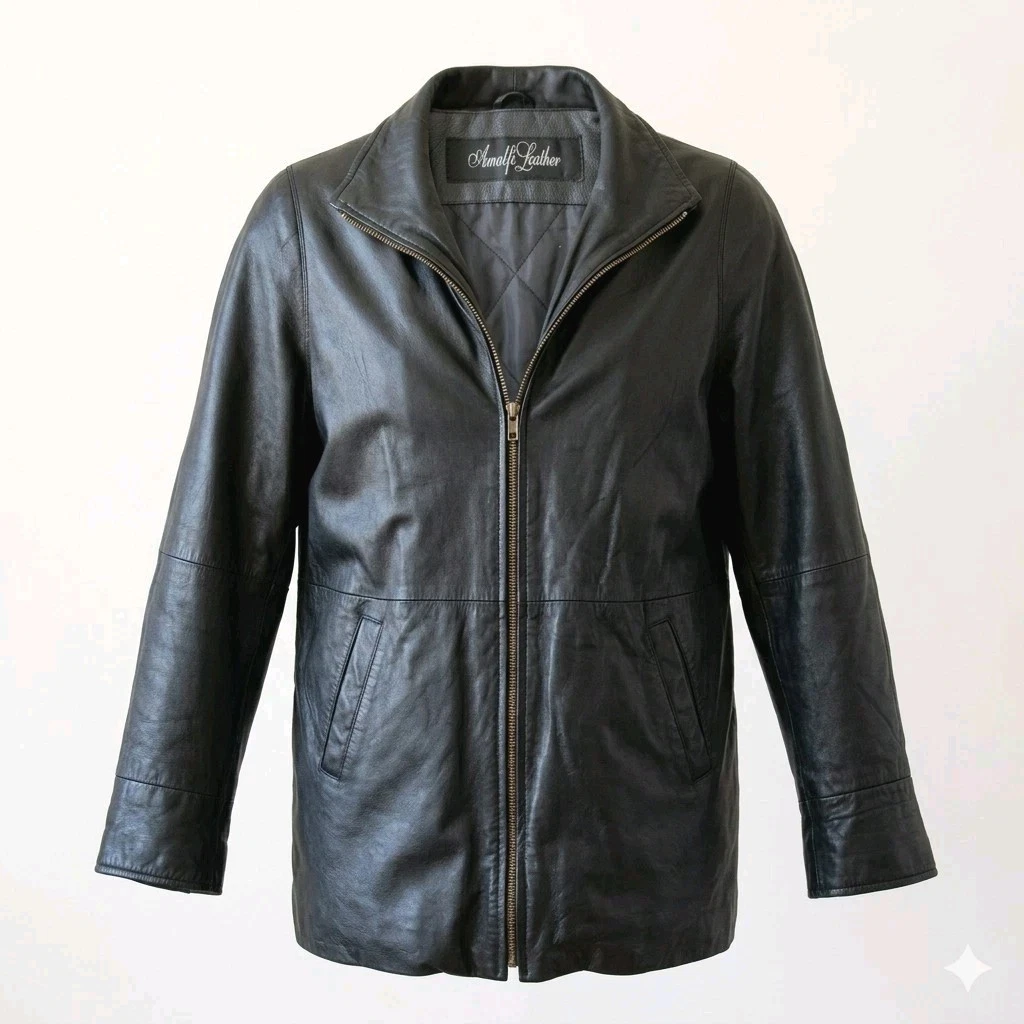 ジャケット・アウター Vintage Leather Jacket Italy BALL BASIC s-l400.jpg