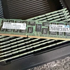 96GB lot 12x8GB Elpida EBJ81RF4BCFD-DJ-F PC3-10600R 2Rx4