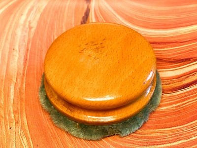 Vintage Grammophon Schallplattenpuffer Brush-0o