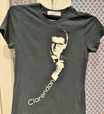 Clarendon Yves Saint Laurent Tee T-Shirt Black SZ M Vintage