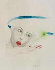 M. Szaniawski- Airbrush on paper