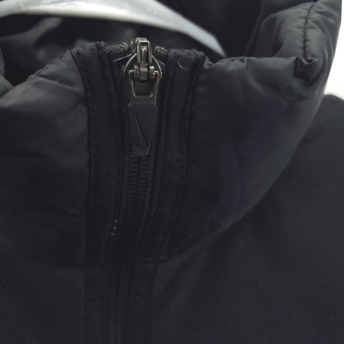 Nike Therma-FIT Jacket Mens XL Puffy Collar Black Full Zip Fleece Pockets - Picture 7 of 13