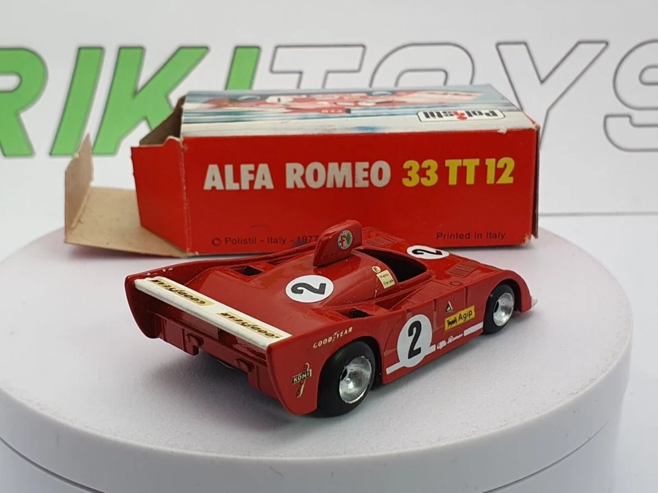 Alfa Romeo 33 TT 12 Polistil 1/60 Rosso 1977 - Immagine 4 di 4
