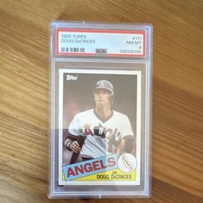 Topps 1985 Doug DeCinces #111 PSA 8 California Angels Baseball Card