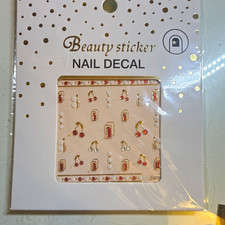3D cute cherry art sticker sheet brand new