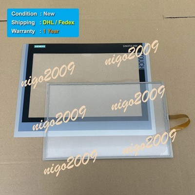 Fit for SIMATIC HMI TP1500 Comfort 6AV2124-0QC02-0AX2 Touch Screen Panel + Film 
