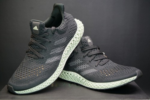 Adidas Futurecraft 4D Zapatos FZ2560 Core Negro Lino Verde Varios Tamaños - Imagen 7 de 15