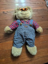 17" Real Talking Bubba Bear Plush Toy 1997 By Tyco Working Vintage with Glasses