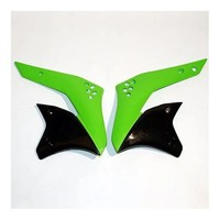 Ufo KüHlerabdeckungen FüR Kawasaki Rad Covers KXF250 45510 Gn Bk